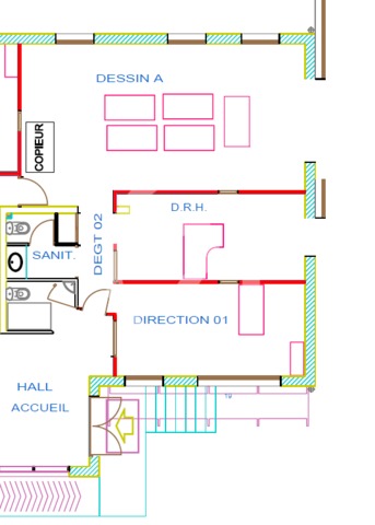 Bureaux à louer - 76.0 m2 - 26 - Drome