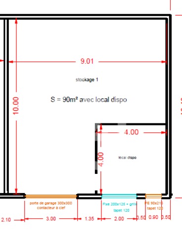 Local industriel à louer - 81.0 m2 - 26 - Drome