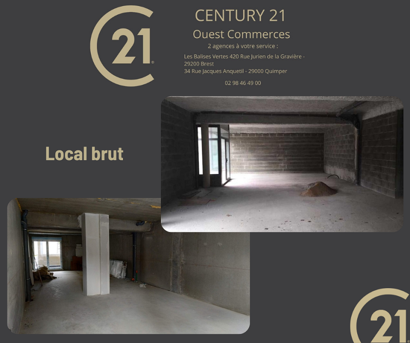 Local commercial à louer - 120.0 m2 - 29 - Finistere