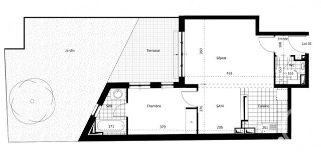 Appartement F2 à vendre - 2 pièces - 46,71 m2 - Asnieres Sur Seine - 92 - ILE-DE-FRANCE