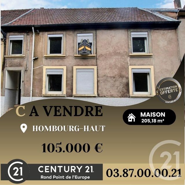 Maison à vendre - 8 pièces - 205,18 m2 - Hombourg Haut - 57 - LORRAINE