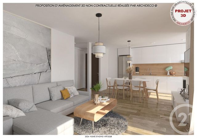 Appartement T3 à vendre - 3 pièces - 62,23 m2 - Annecy - 74 - RHONE-ALPES