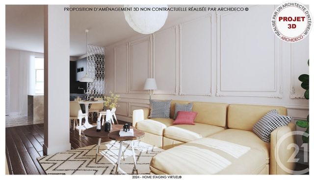 Appartement T2 à vendre - 2 pièces - 53,30 m2 - Villeurbanne - 69 - RHONE-ALPES