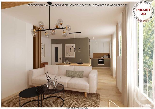Appartement F3 à vendre - 3 pièces - 66 m2 - Villeurbanne - 69 - RHONE-ALPES