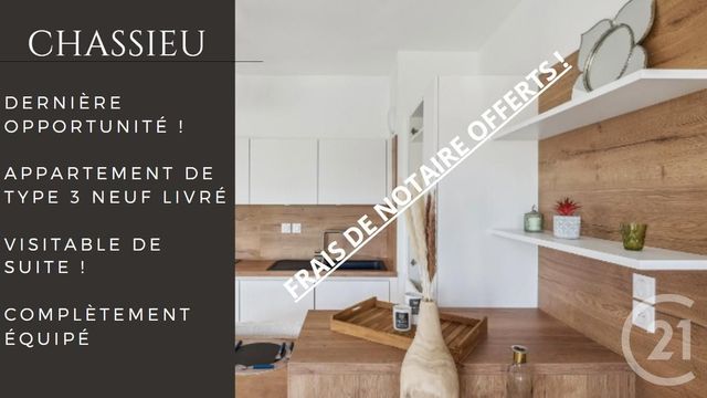 Appartement F3 à vendre - 3 pièces - 65 m2 - Chassieu - 69 - RHONE-ALPES