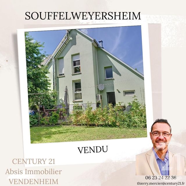 Prix immobilier SOUFFELWEYERSHEIM - Photo d’une maison vendue