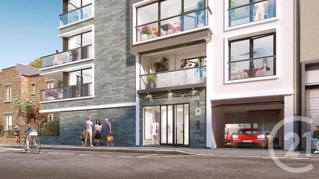 Appartement T2 à vendre - 2 pièces - 46,50 m2 - Rennes - 35 - BRETAGNE