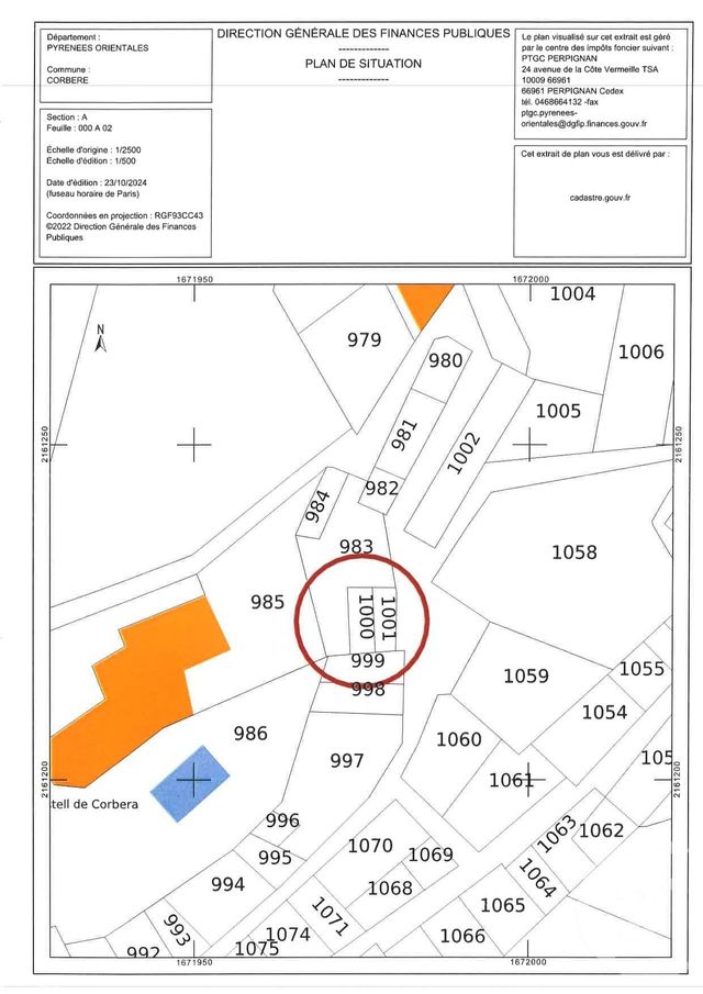 Terrain à vendre - 370 m2 - Corbere - 66 - LANGUEDOC-ROUSSILLON