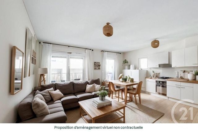 Appartement F3 à vendre - 3 pièces - 61,90 m2 - Bordeaux - 33 - AQUITAINE