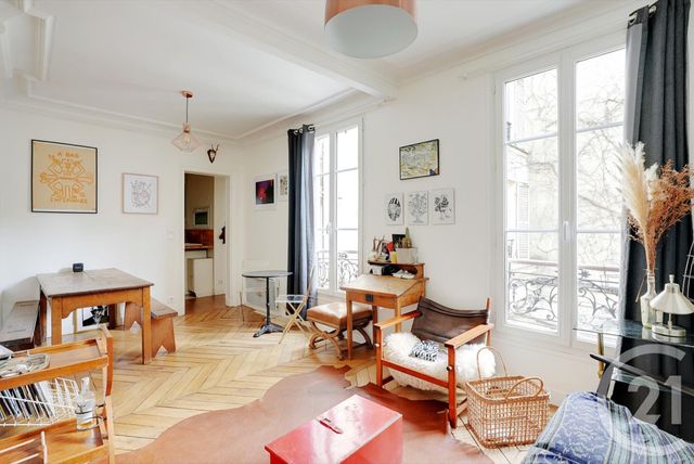 Appartement F2 à vendre - 2 pièces - 39,20 m2 - Paris - 75018 - ILE-DE-FRANCE